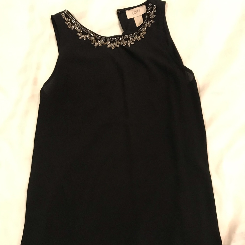 Loft brand sleeveless blouse.
